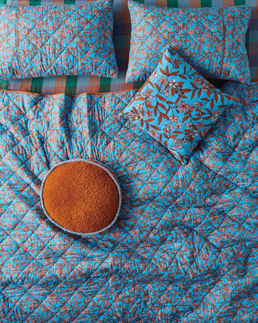 Marmalade Sky Round Boucle Cushion - Kip & Co.