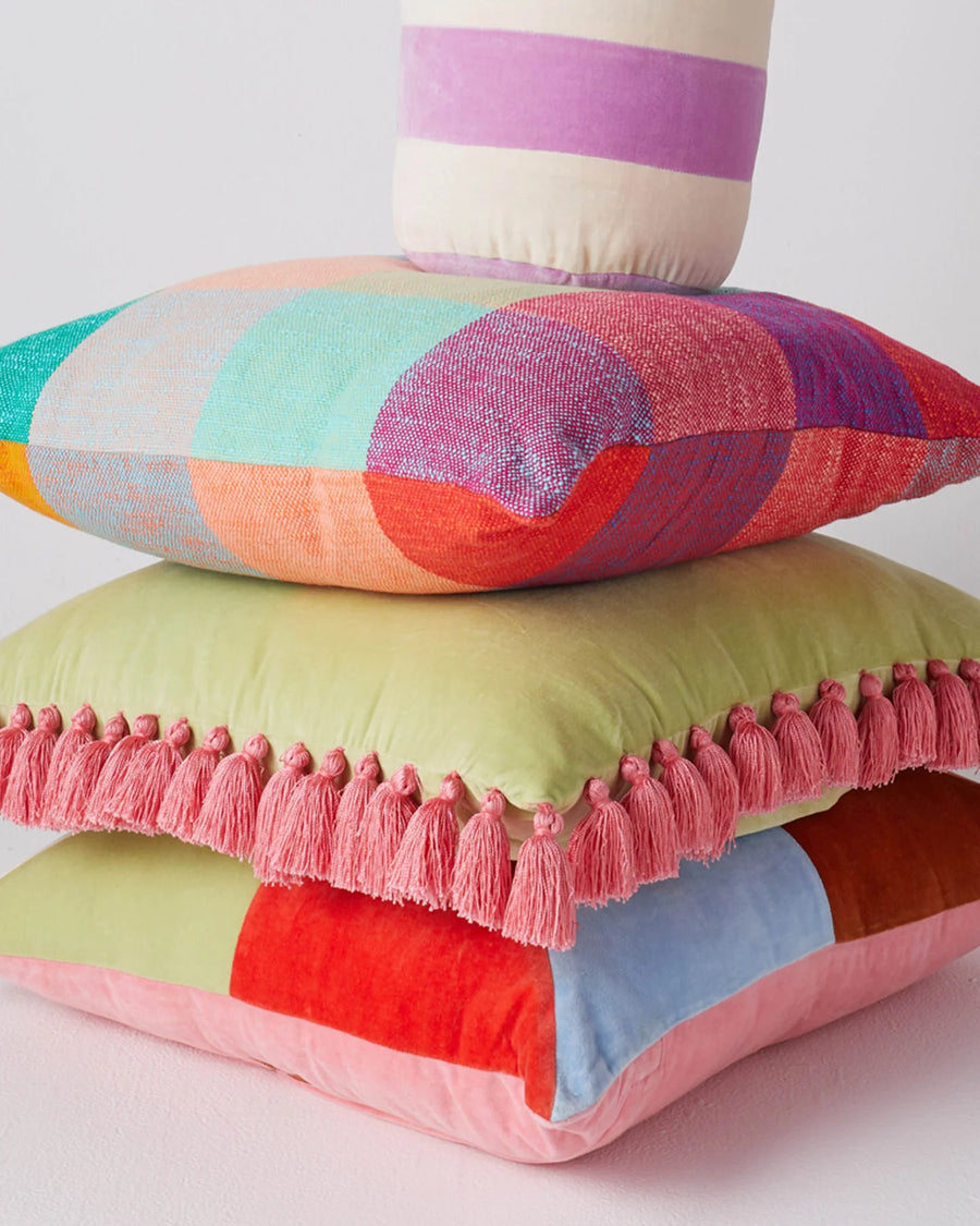 Rainbow Love Woven Cushion - Kip & Co