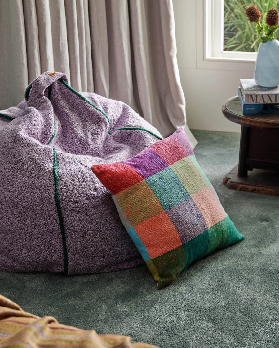 Rainbow Love Woven Cushion - Kip & Co