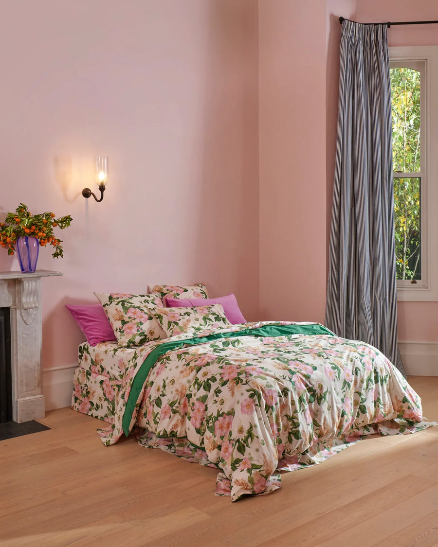Super Pink Velvet European Pillowcase Set - Kip & Co.