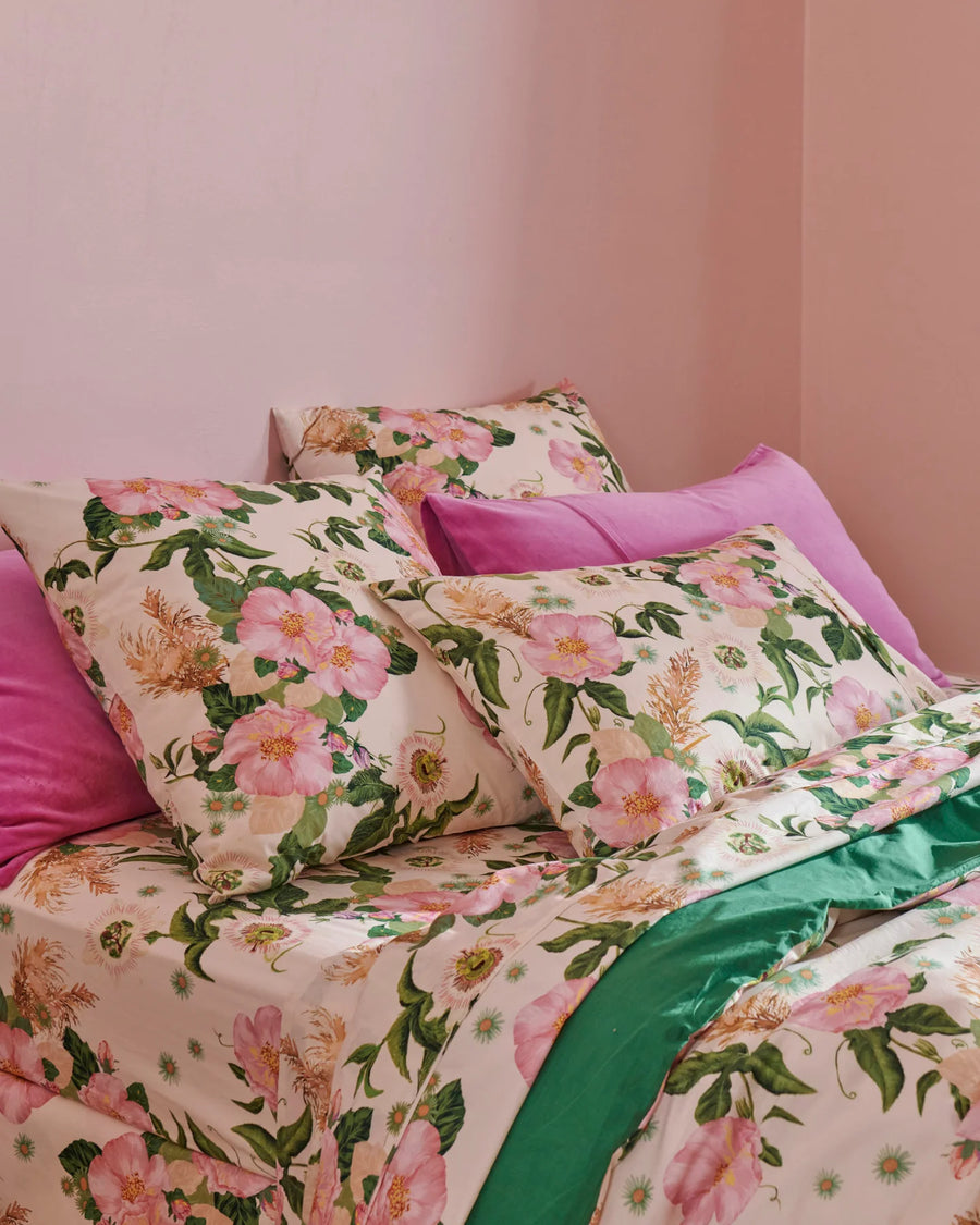Sunday Stroll Organic Cotton European Pillowcase Set - Kip & Co.
