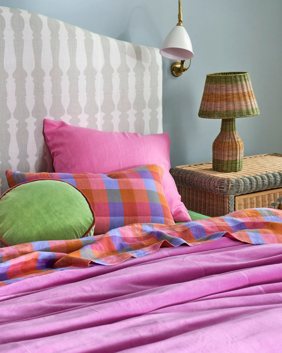 Super Pink Velvet Quilt Cover - Kip & Co.