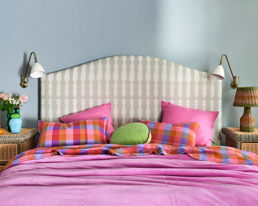 Super Pink Velvet Quilt Cover - Kip & Co.