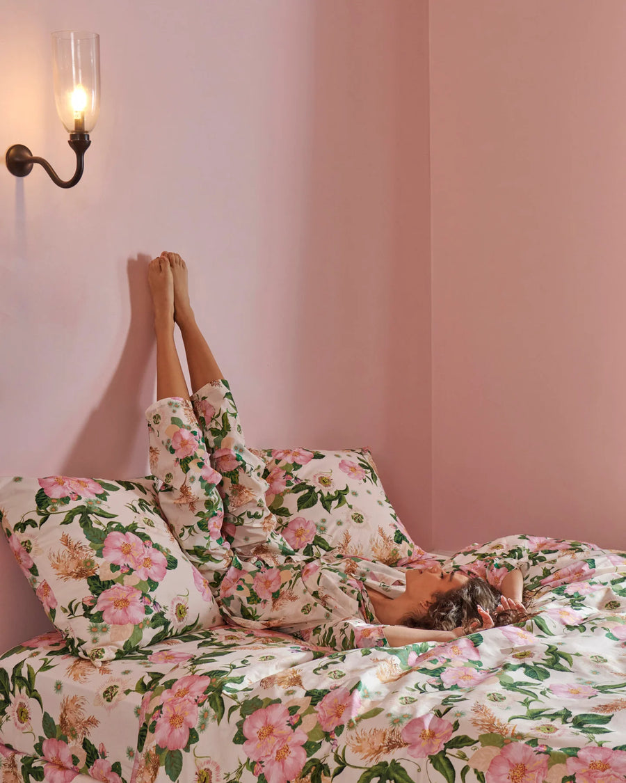 Sunday Stroll Organic Cotton European Pillowcase Set - Kip & Co.
