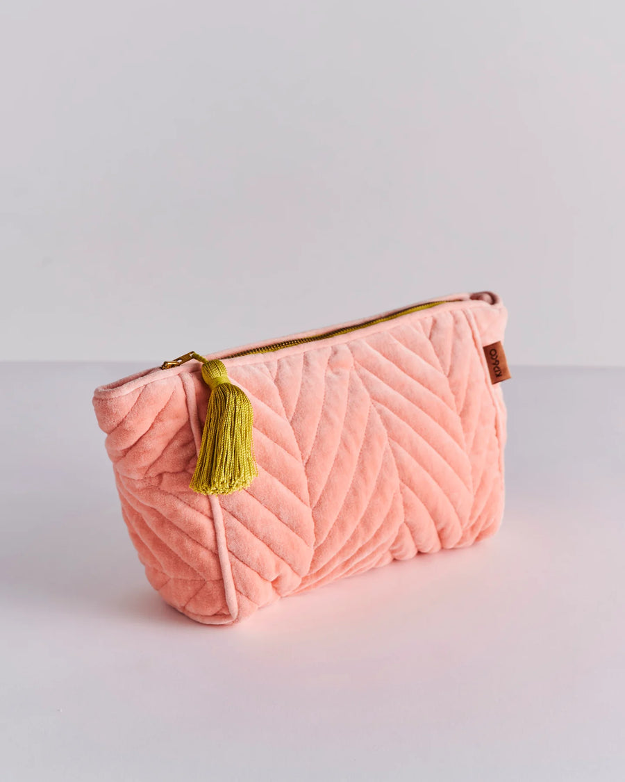 Tuscan Sunset Velvet Toiletry Bag - Kip & Co.