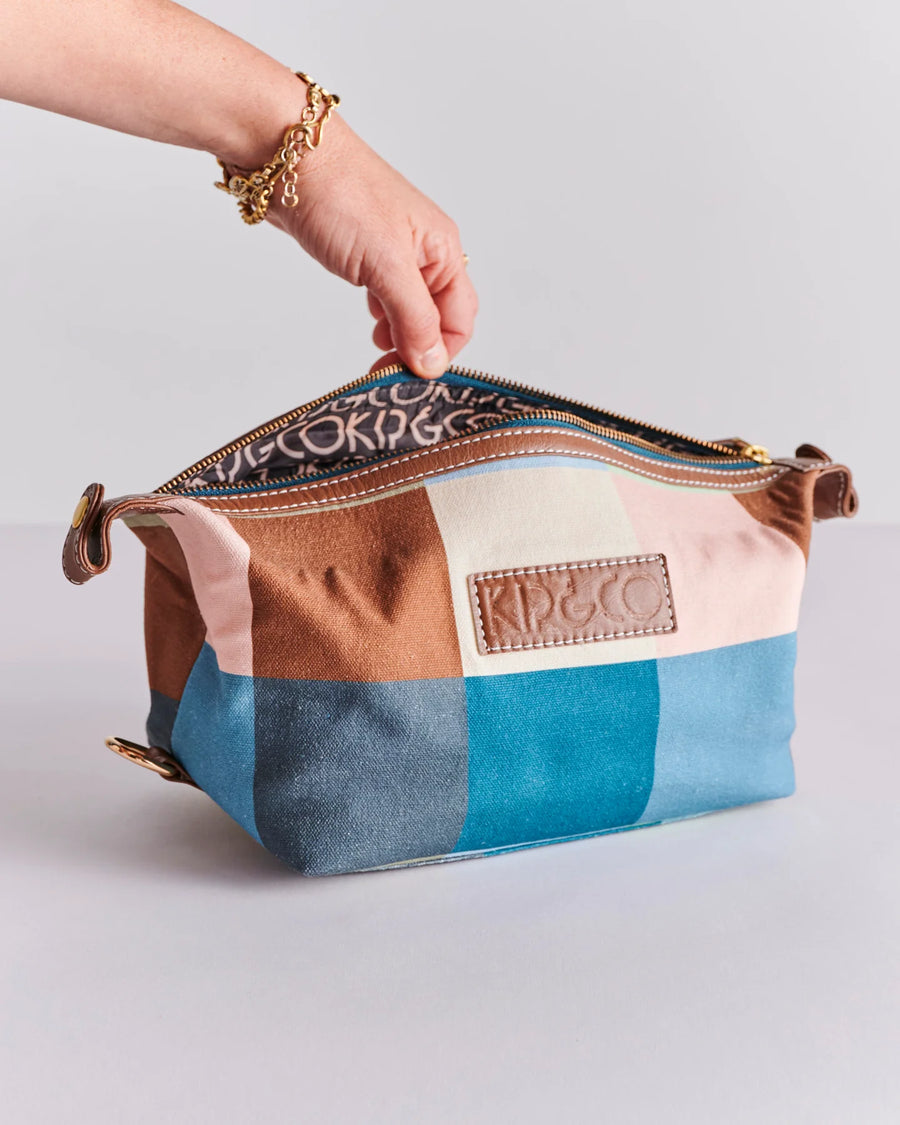 Woodlands Tartan Toiletry Bag - Kip & Co.
