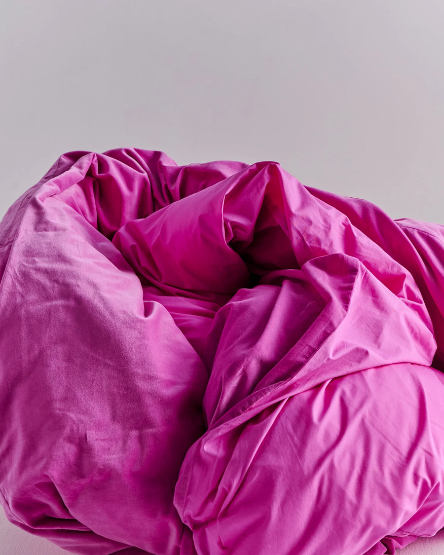 Super Pink Velvet Quilt Cover - Kip & Co.