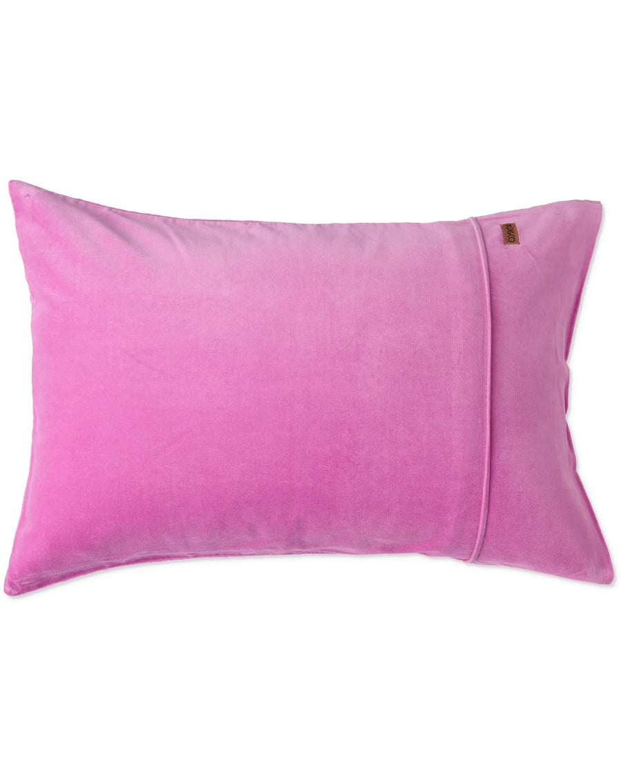Super Pink Velvet Pillowcase Set - Kip & Co.
