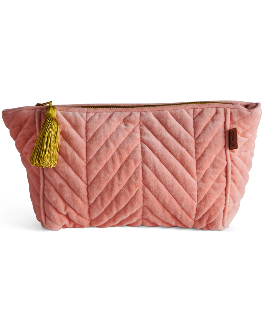 Tuscan Sunset Velvet Toiletry Bag - Kip & Co.