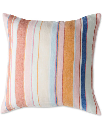 Jaipur Stripe Linen European Pillowcase Set - Kip & Co.