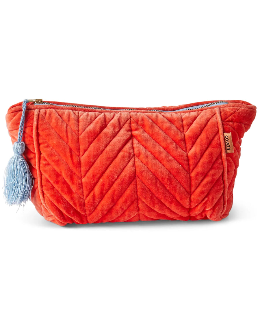 Life Unhurried Velvet Toiletry Bag - Kip & Co.