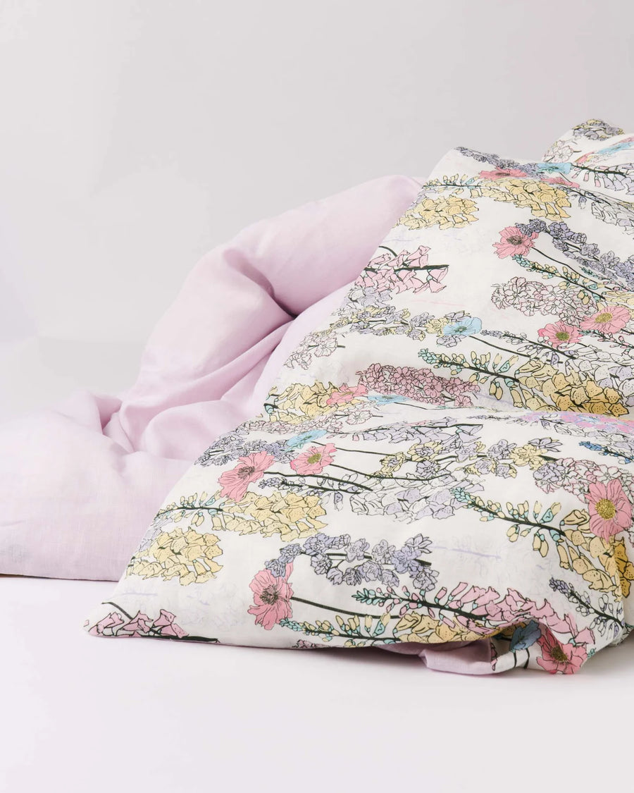 FOXGLOVE FOREVER LINEN QUILT COVER - Kip & Co.