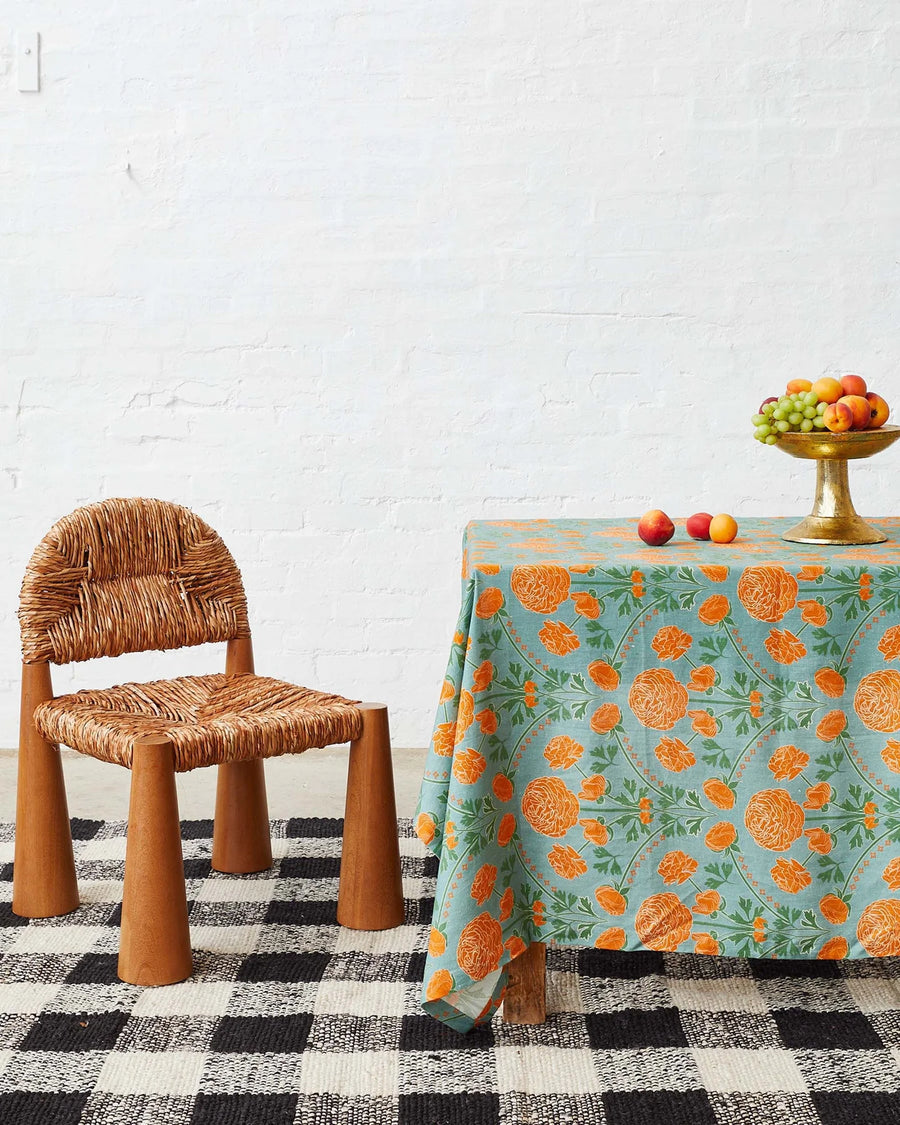 PERFECT POSIE ROUND LINEN TABLECLOTH - Kip & Co.