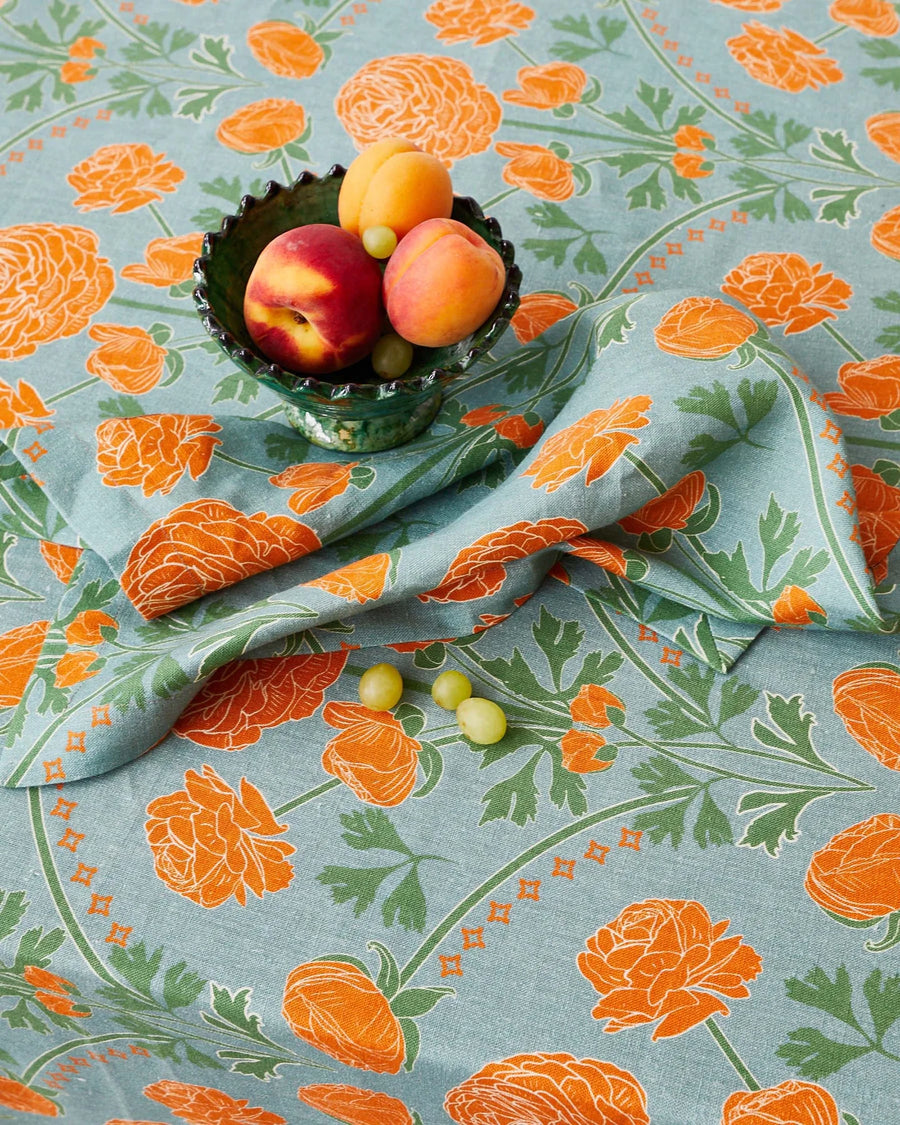 PERFECT POSIE ROUND LINEN TABLECLOTH - Kip & Co.