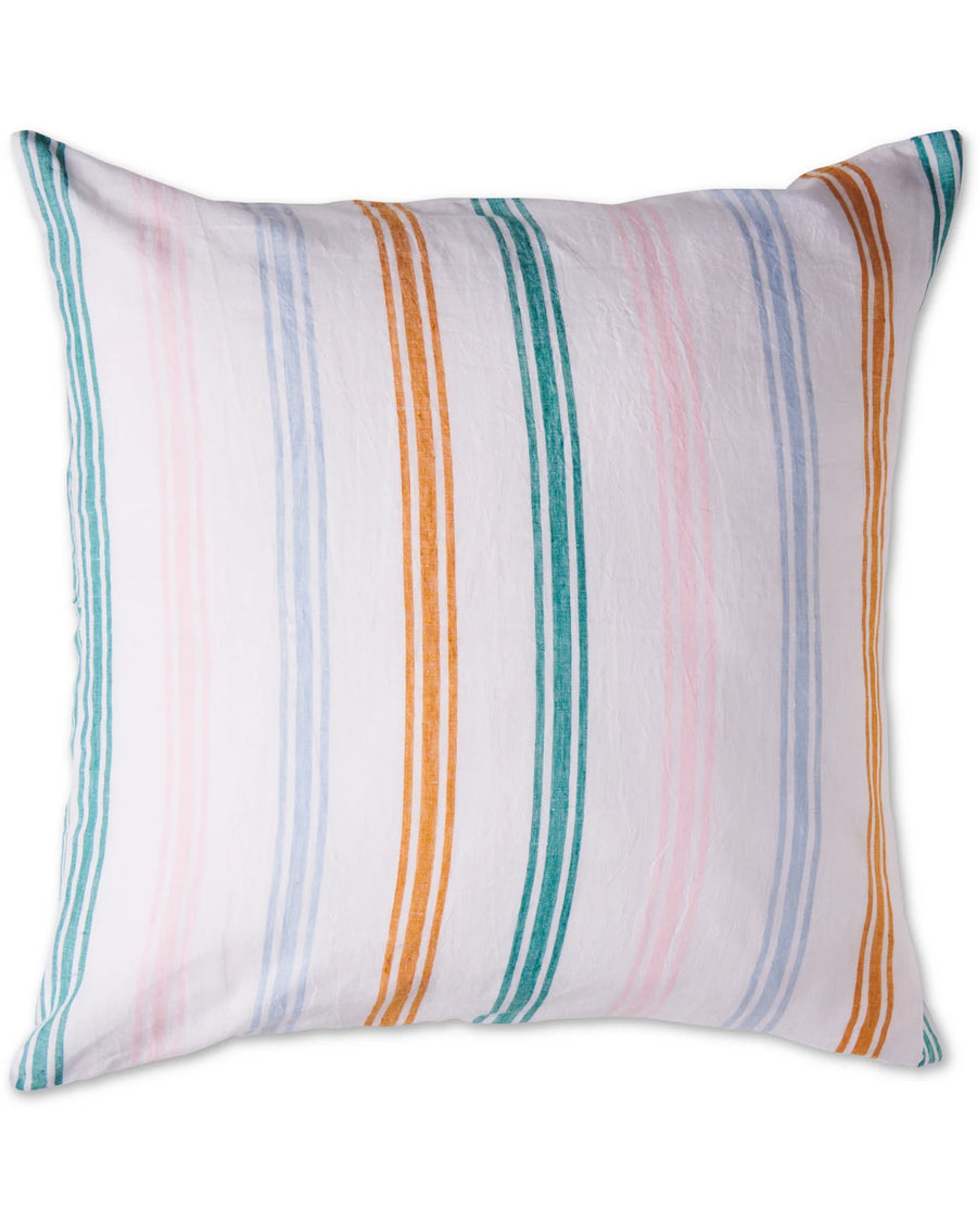 SIESTA STRIPE LINEN EUROPEAN PILLOWCASES - Kip & Co.