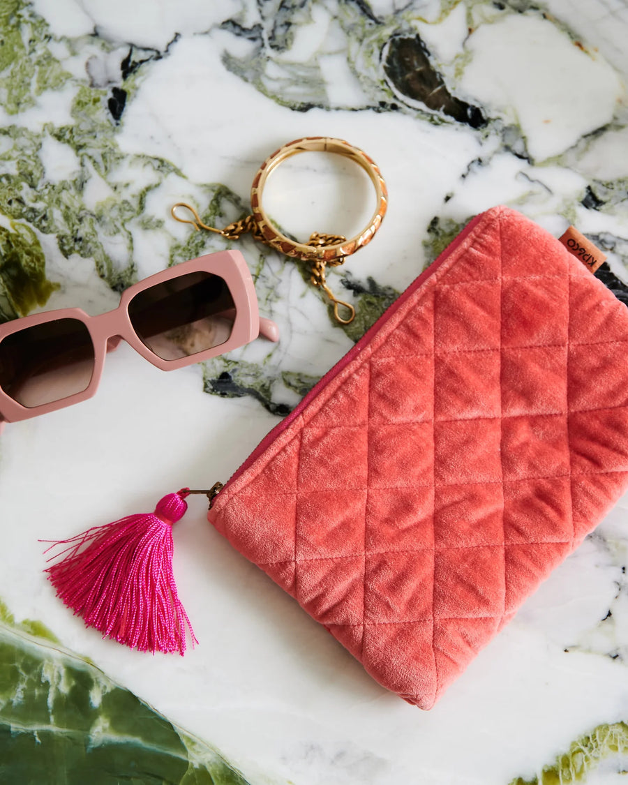 Tutu Dreams Velvet Cosmetics Purse - Kip & Co.