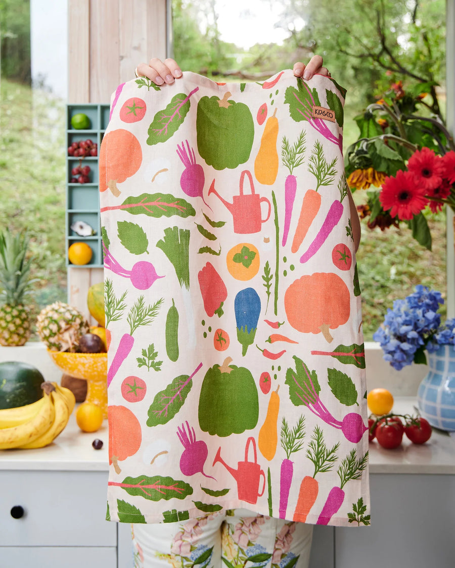 Stephanie's Harvest Linen Tea Towel - Kip & Co.