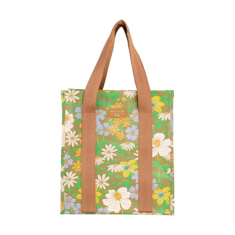 Classic Market Bag - Floria - Sage and Clare x Kollab