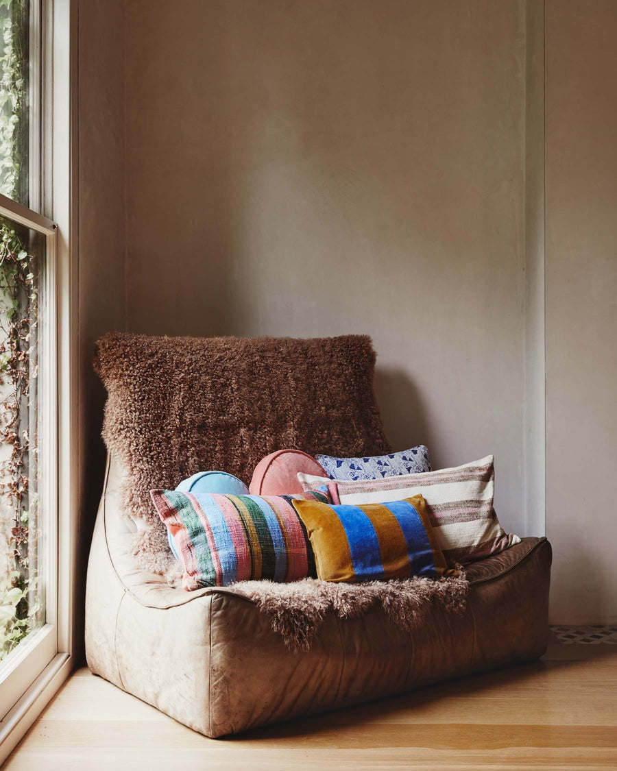 Cefalu Velvet Rajastan Cushion - Kip & Co.