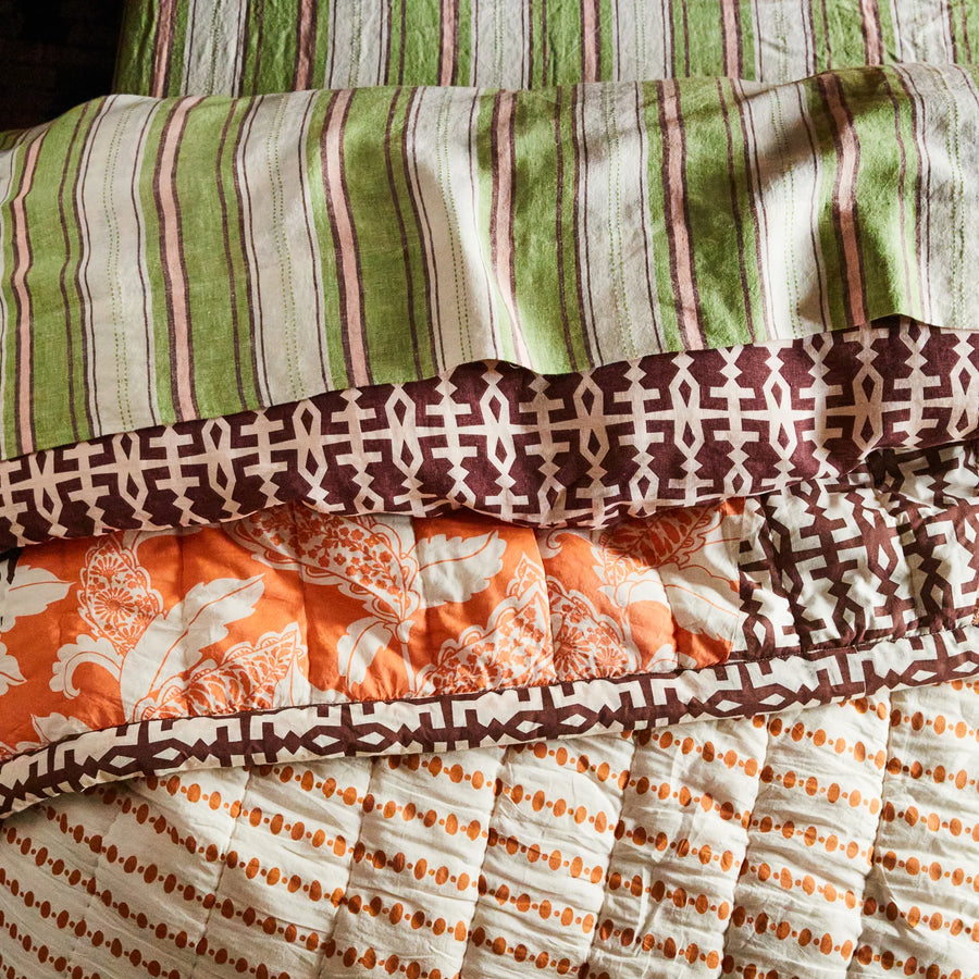 Gaja Patchwork Blanket - Sage & Clare