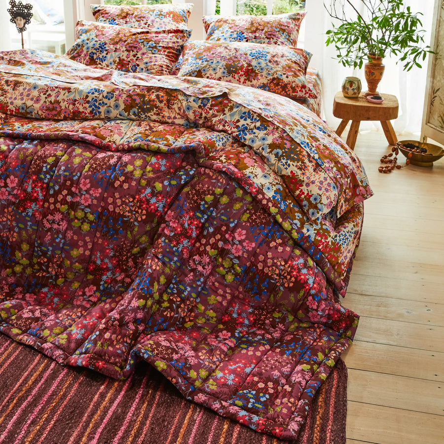 Aisha Floral Coverlet - Sage & Clare