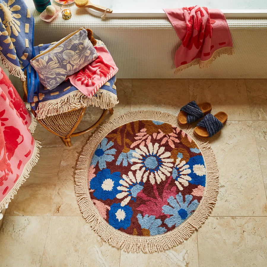 Joti Round Bath Mat - Sage & Clare