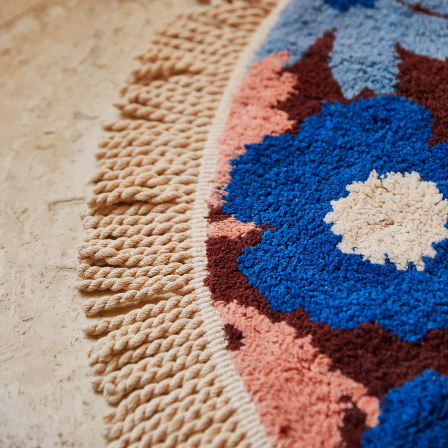 Joti Round Bath Mat - Sage & Clare