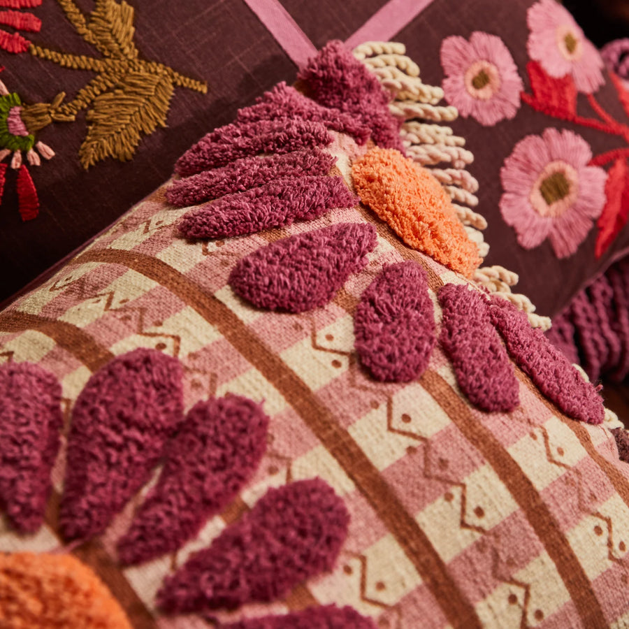 Veda Tufted Cushion - Sage & Clare