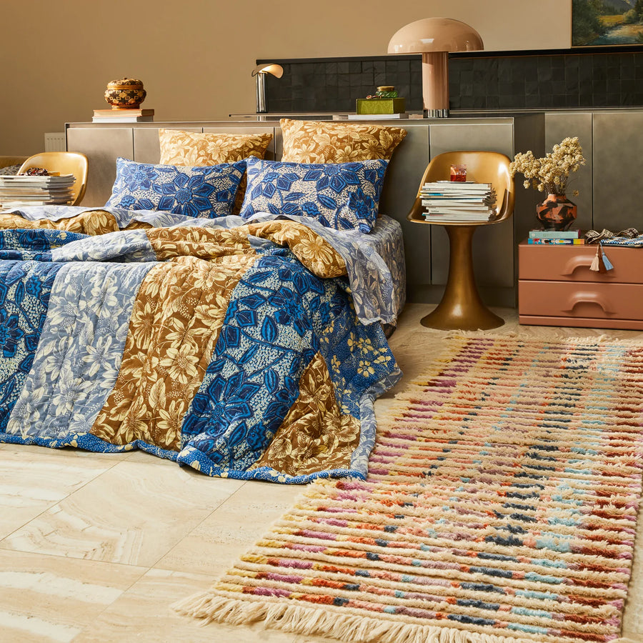 Amrita Linen Euro Pillowcase Set - Ginger - Sage & Clare