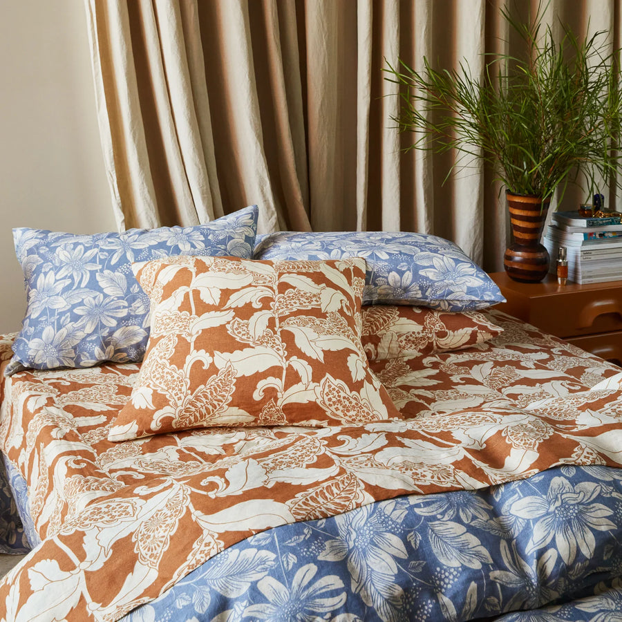Lata Linen Euro Pillowcase Set - Sage & Clare