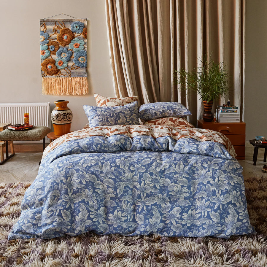 Lata Linen Euro Pillowcase Set - Sage & Clare