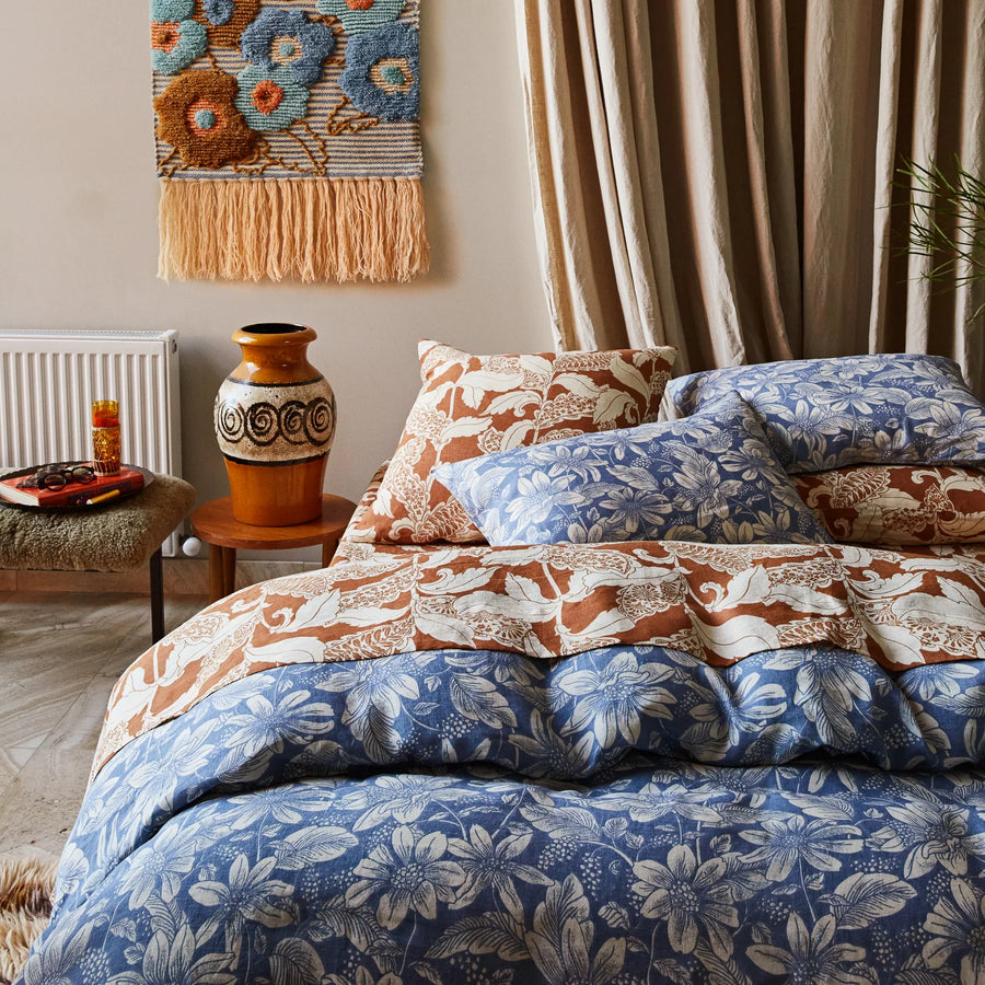 Lata Linen Euro Pillowcase Set - Sage & Clare