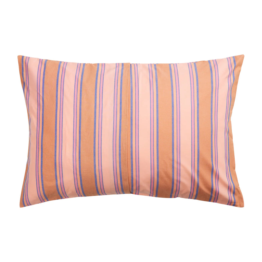Samode Cotton Pillowcase Set - Cinnamon - Sage & Clare