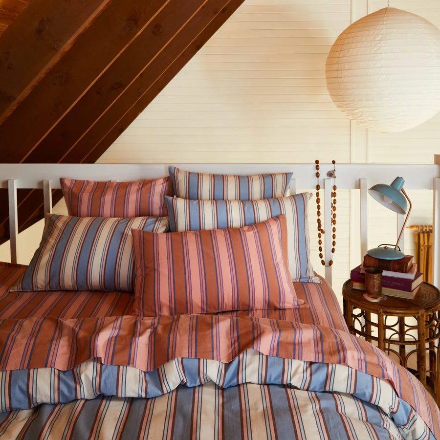 Samode Cotton Pillowcase Set - Cinnamon - Sage & Clare