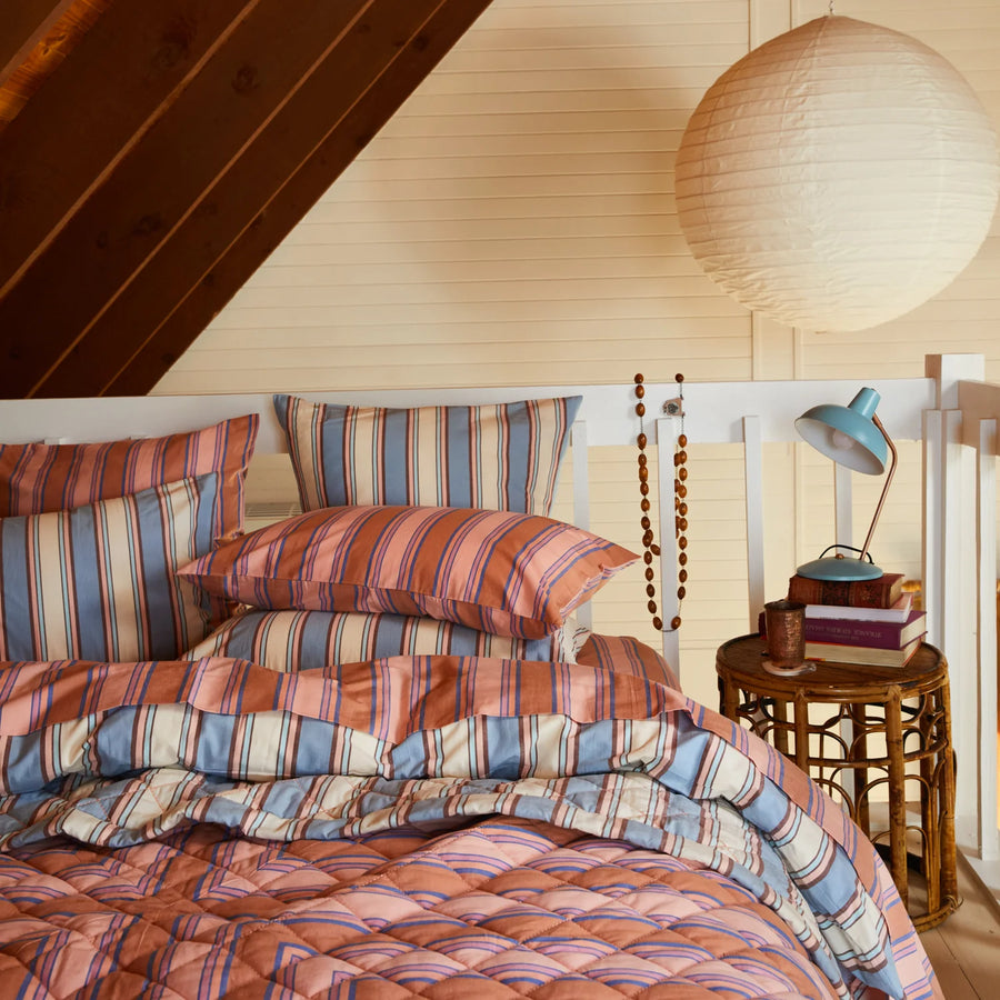 Samode Cotton Pillowcase Set - Cinnamon - Sage & Clare