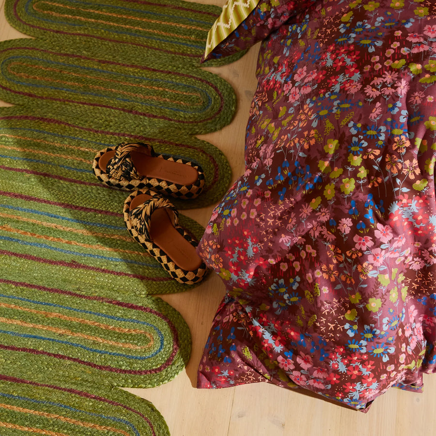 Aisha Cotton Quilt Cover - Plumberry - Sage & Clare