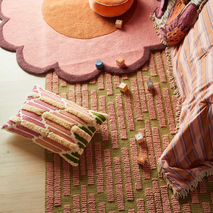 Elwa Knotted Rug - Palm - Sage & Clare