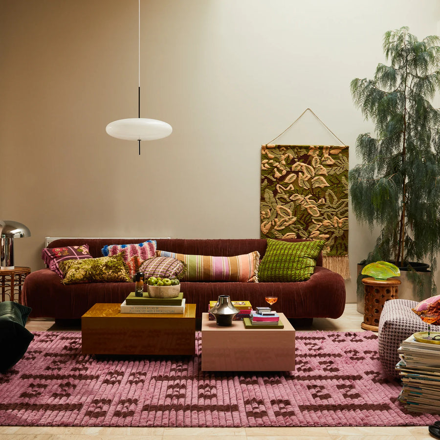 Hira Tufted Rug - Rosewater - Sage & Clare