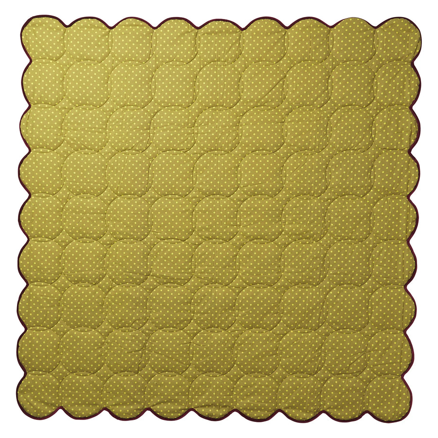 Adelyn Scalloped Quilted Coverlet - Sage & Clare
