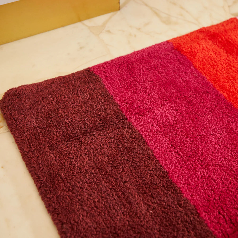Dariel Bath Mat - Scarlet - Sage & Clare