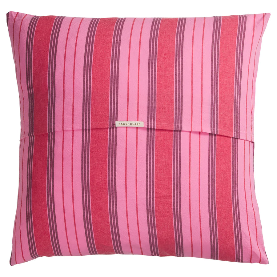 Brigitte Cotton Euro Pillowcase Set - Scarlet - Sage & Clare