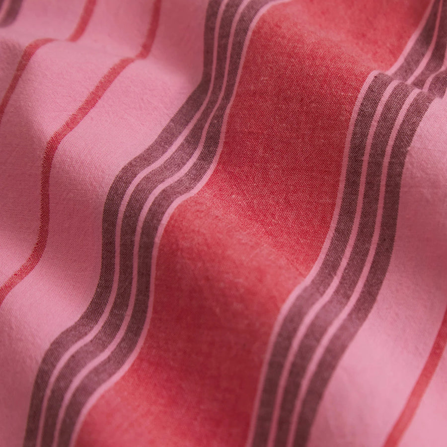 Brigitte Cotton Quilt Cover - Scarlet - Sage & Clare