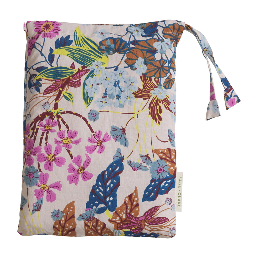 Genevieve Cotton Quilt Cover - Almond - Sage & Clare