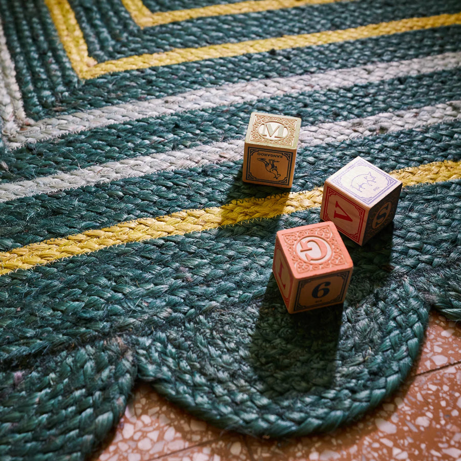 Burnet Jute Rug - Forest - Sage & Clare