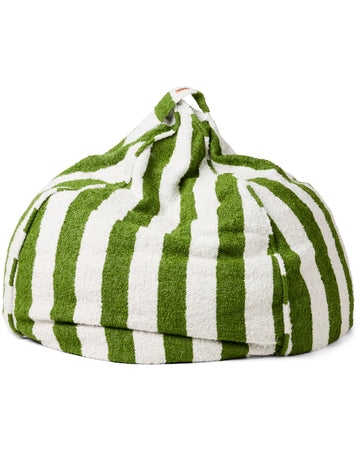 Moss Stripe Boucle Beanbag - Kip & Co.