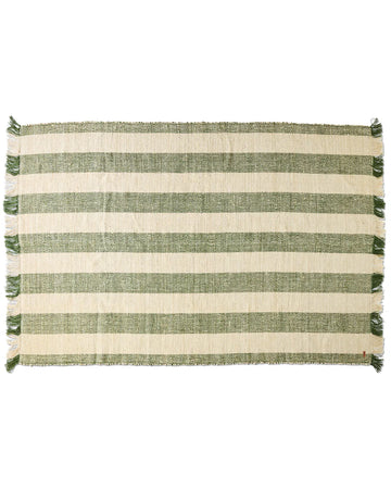 Moss Stripe Jute Rug - Kip & Co.