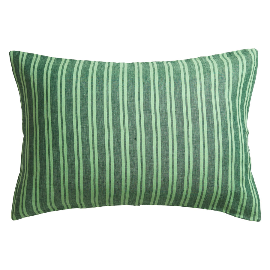 Nadine Linen Pillowcase Set - Forest - Sage & Clare