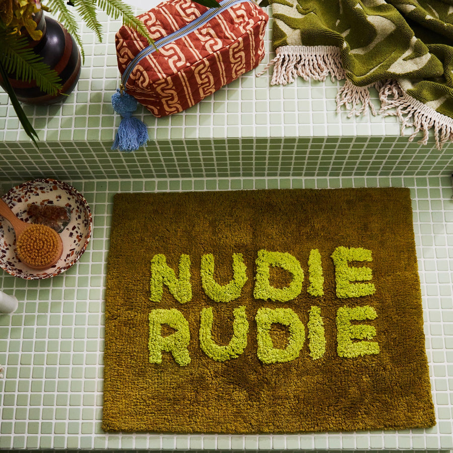 Tula Nudie Bath Mat - Artichoke - Sage & Clare