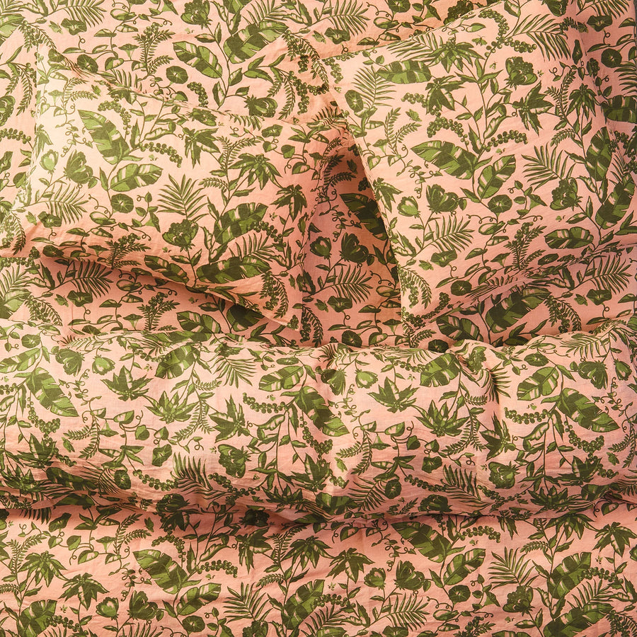 Safia Linen Euro Pillowcase Set - Martini - Sage & Clare