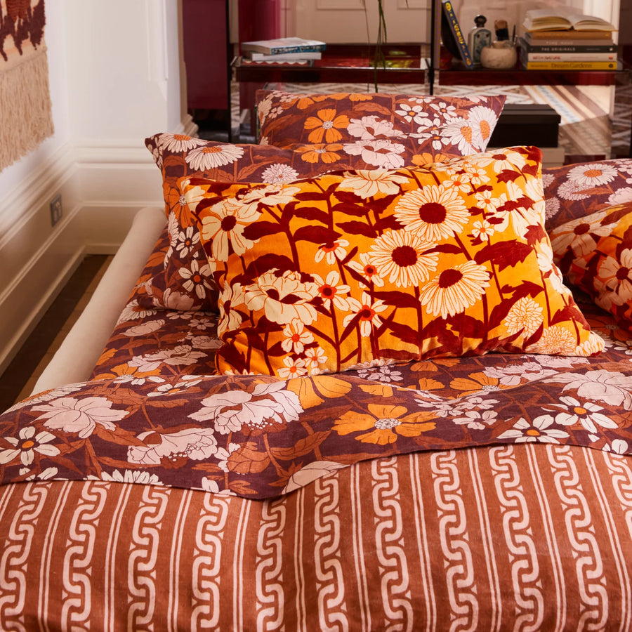 Bernanda Velvet Pillowcase - Valencia - Sage & Clare